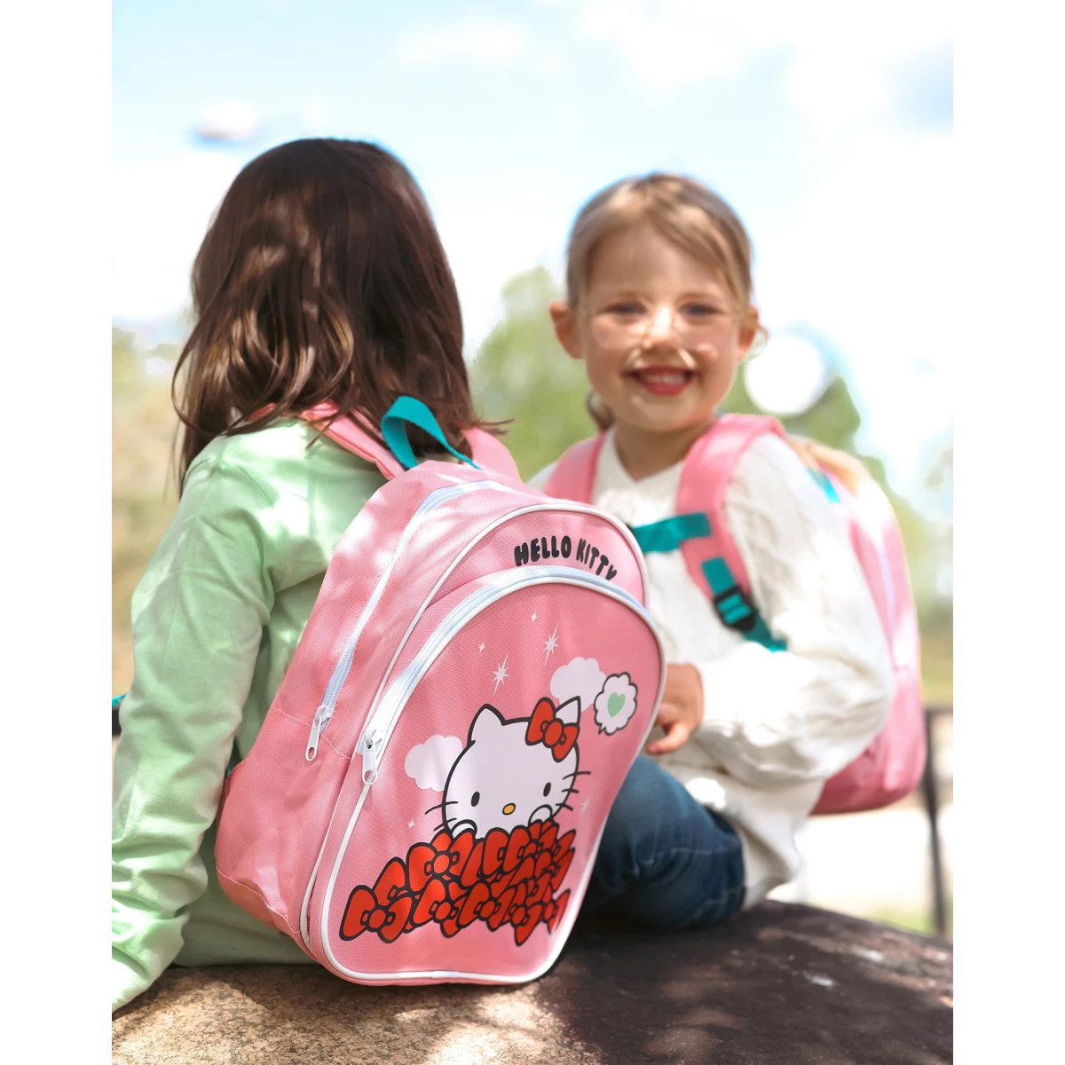MICKI Plecak dla dzieci Hello Kitty akcesoria zabawka dla przedszkolaka wyprawka | Pan Piksel
