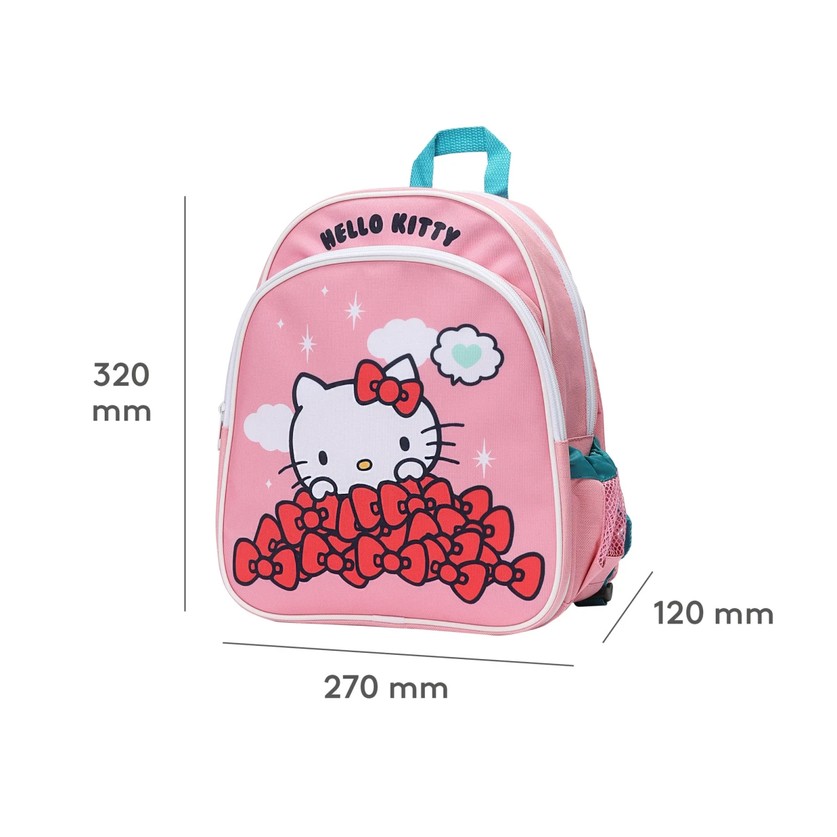 MICKI Plecak dla dzieci Hello Kitty akcesoria zabawka dla przedszkolaka wyprawka | Pan Piksel
