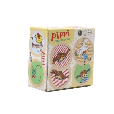 MICKI Drewniana gra edukacyjna memory dla dzieci zabawka zestaw Pippi Langstrumpf | Pan Piksel
