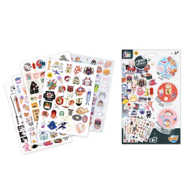 BUKI Zestaw naklejek +200 MANGA | Pan Piksel