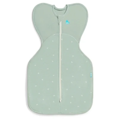 LOVE TO DREAM Otulacz Swaddle UP rozmiar NB Oliwkowa Gałązka ETAP 1 TOG 1.5 | Pan Piksel