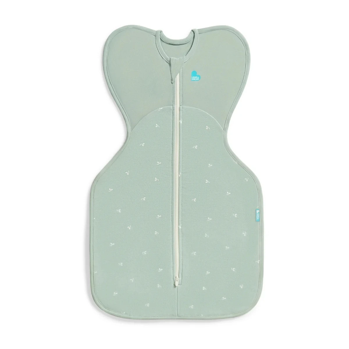 LOVE TO DREAM Otulacz Swaddle UP™ Rozmiar S Oliwkowa Gałązka ETAP 1 – TOG 1.5 | Pan Piksel