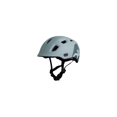 Hamax kask dziecięcy Thundercap rozmiar 47-52 zielony z dinozaurem | Pan Piksel