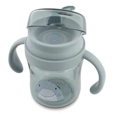 TRIXIE Kubek treningowy-niekapek 360° z uchwytami – Rekin Baby | Pan Piksel