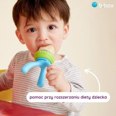 B.BOX Gryzak silikonowy do podawania pokarmu Lemon Sherbet | Pan Piksel