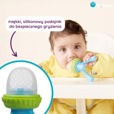 B.BOX Gryzak silikonowy do podawania pokarmu Lemon Sherbet | Pan Piksel