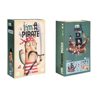 LONDJI Puzzle dla dzieci Jestem Piratem! | Pan Piksel