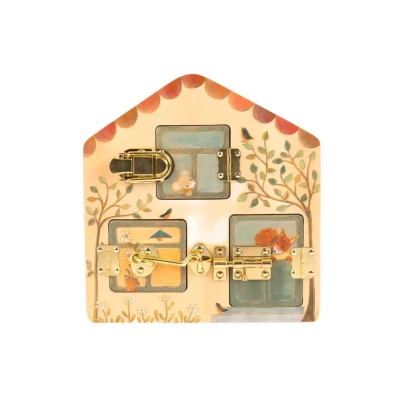 EGMONT TOYS Drewniana tablica manipulacyjna | Pan Piksel