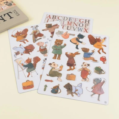 EGMONT TOYS Układanka gra magnetyczna Szkolni przyjaciele | Pan Piksel