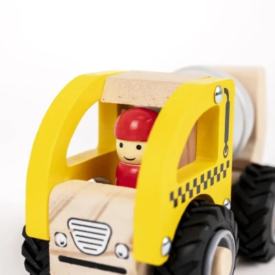 EGMONT TOYS Drewniany samochód betoniarka | Pan Piksel