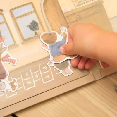 EGMONT TOYS Układanka gra magnetyczna Szkolni przyjaciele | Pan Piksel