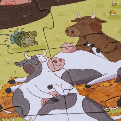 LONDJI Puzzle z grą obserwacyjną Farmtastick | Pan Piksel