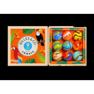 BILLES & CO GAME PLAK  Szklane kulki DŻUNGLA | Pan Piksel