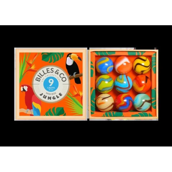 BILLES & CO GAME PLAK  Szklane kulki DŻUNGLA | Pan Piksel