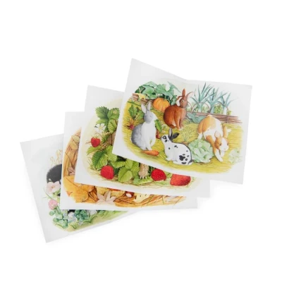 MOULIN ROTY Puzzle zwierzątka 4 w 1 LE JARDIN | Pan Piksel
