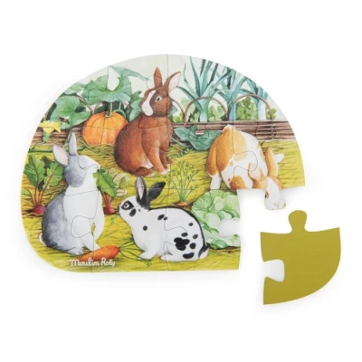 MOULIN ROTY Puzzle zwierzątka 4 w 1 LE JARDIN | Pan Piksel