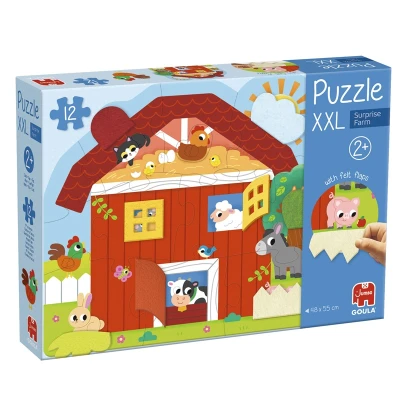 GOULA Puzzle dla dzieci XXL Farma Niespodzianek | Pan Piksel