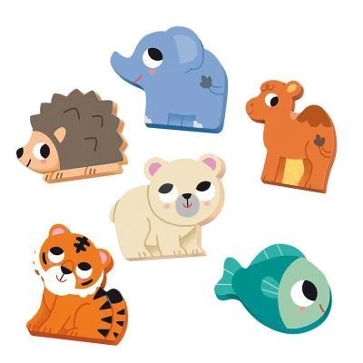 GOULA Edukacyjne Puzzle dla dzieci Siedlisko | Pan Piksel