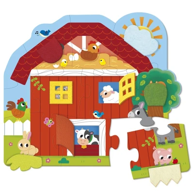 GOULA Puzzle dla dzieci XXL Farma Niespodzianek | Pan Piksel