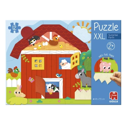 GOULA Puzzle dla dzieci XXL Farma Niespodzianek | Pan Piksel