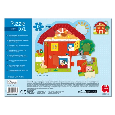 GOULA Puzzle dla dzieci XXL Farma Niespodzianek | Pan Piksel