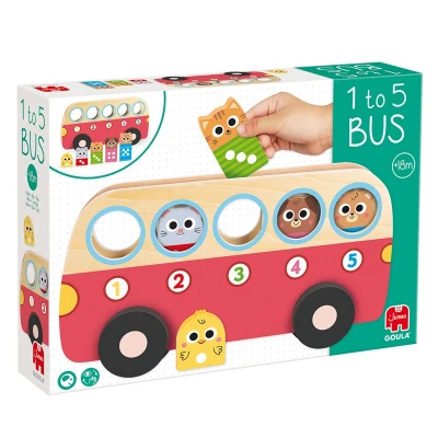 GOULA Sorter dla dzieci Autobus Liczby od 1 do 5 | Pan Piksel