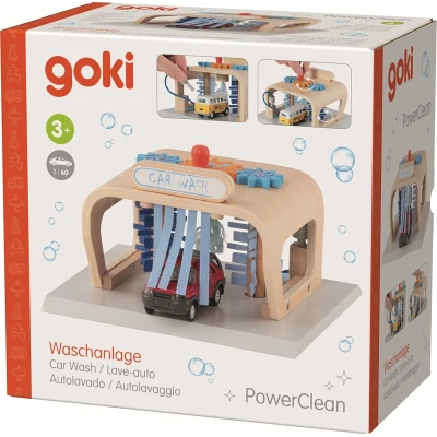 GOKI Drewniana myjnia samochodowa PowerClean | Pan Piksel