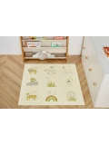 HAKUNA MATTE Puzzle na podłogę dla dzieci Mata piankowa ze zwierzątkami Safari Animals 90x90 cm | Pan Piksel