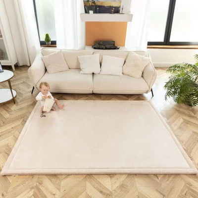 Mata Coral Velvet beżowa Hakuna Matte | Pan Piksel