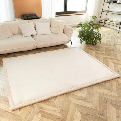 Mata Coral Velvet beżowa Hakuna Matte | Pan Piksel