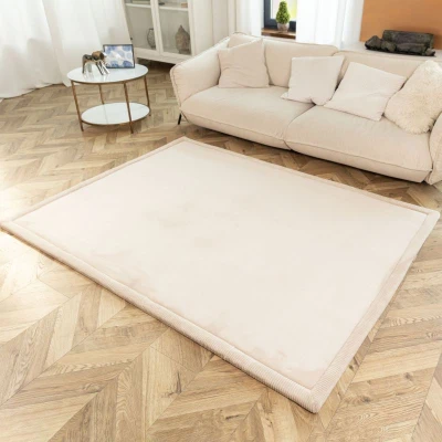 Mata Coral Velvet beżowa Hakuna Matte | Pan Piksel