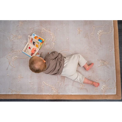 HAKUNA MATTE Mata piankowa świecąca w ciemności Dywan do pokoju dziecięcego Cloud Play Mat 170 x 120 cm Dinozaury | Pan Piksel
