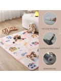 HAKUNA MATTE Mata piankowa dla dzieci Dywan do pokoju dziecięcego Coral Velvet z pianką memory 160 x 120 cm Farma | Pan Piksel