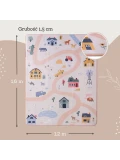 HAKUNA MATTE Mata piankowa dla dzieci Dywan do pokoju dziecięcego Coral Velvet z pianką memory 160 x 120 cm Farma | Pan Piksel