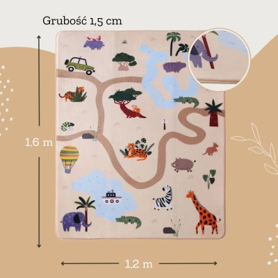 Mata piankowa Coral Velvet Safari | Pan Piksel