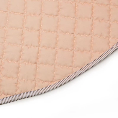 HAKUNA MATTE Pikowana mata do zabawy dla dzieci Okrągły dywan dziecięcy ⌀150 cm Tęcza Boho | Pan Piksel