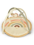 HAKUNA MATTE Mata edukacyjna z zabawkami dla niemowląt Baby Activity Gym 85 cm Tęczowa Dżungla | Pan Piksel