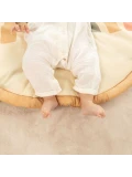HAKUNA MATTE Mata edukacyjna z zabawkami dla niemowląt Baby Activity Gym 85 cm Tęczowa Dżungla | Pan Piksel