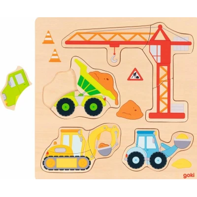 GOKI Puzzle Na budowie | Pan Piksel