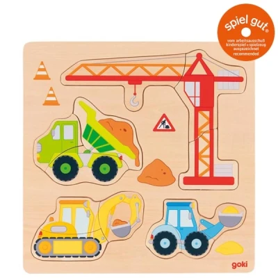 GOKI Puzzle Na budowie | Pan Piksel