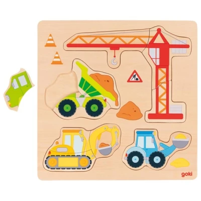 GOKI Puzzle Na budowie | Pan Piksel