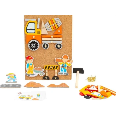 SMALL FOOT Przybijanka Na budowie | Pan Piksel