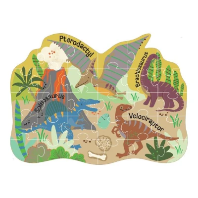 FLOSS & ROCK Puzzle 30 elementów Dinozaury | Pan Piksel