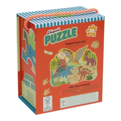 FLOSS & ROCK Puzzle 30 elementów Dinozaury | Pan Piksel