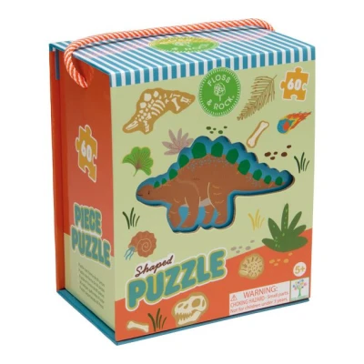 FLOSS & ROCK Puzzle 60 elementów Dinozaury | Pan Piksel