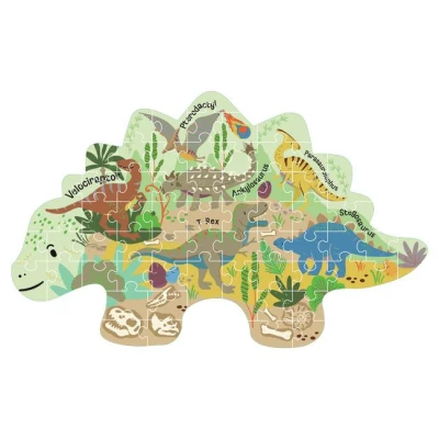 FLOSS & ROCK Puzzle 60 elementów Dinozaury | Pan Piksel