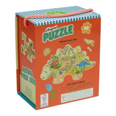 FLOSS & ROCK Puzzle 60 elementów Dinozaury | Pan Piksel