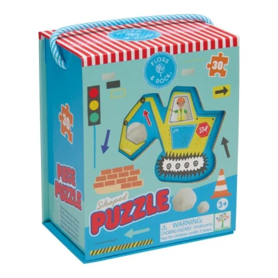 FLOSS & ROCK Puzzle 30 elementów Na budowie | Pan Piksel