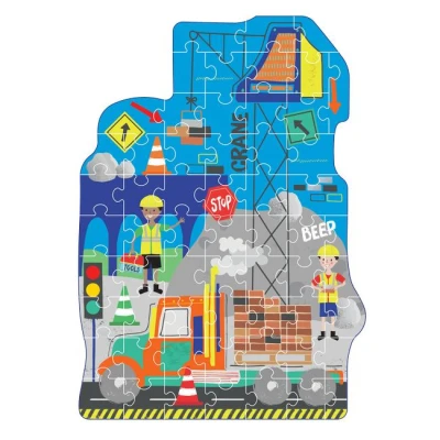 FLOSS & ROCK Puzzle 60 elementów Na Budowie | Pan Piksel