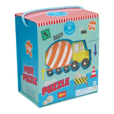 FLOSS & ROCK Puzzle 120 elementów Na Budowie | Pan Piksel